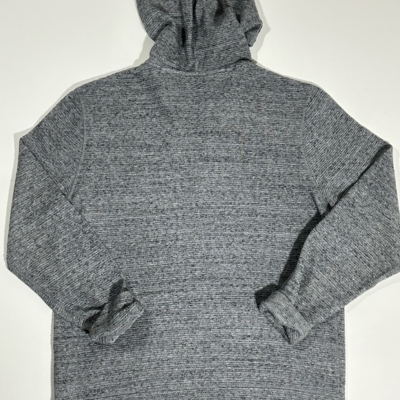 Men’s Faherty Waffle Zip Hoodie, Grey Storm Heather, Size Medium, MKS2305-GSH - Picture 8 of 11
